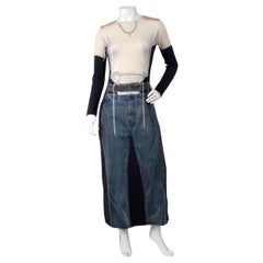 Y/Project x Jean Paul Gaultier Trompe L'oeil Print Maxi Dress