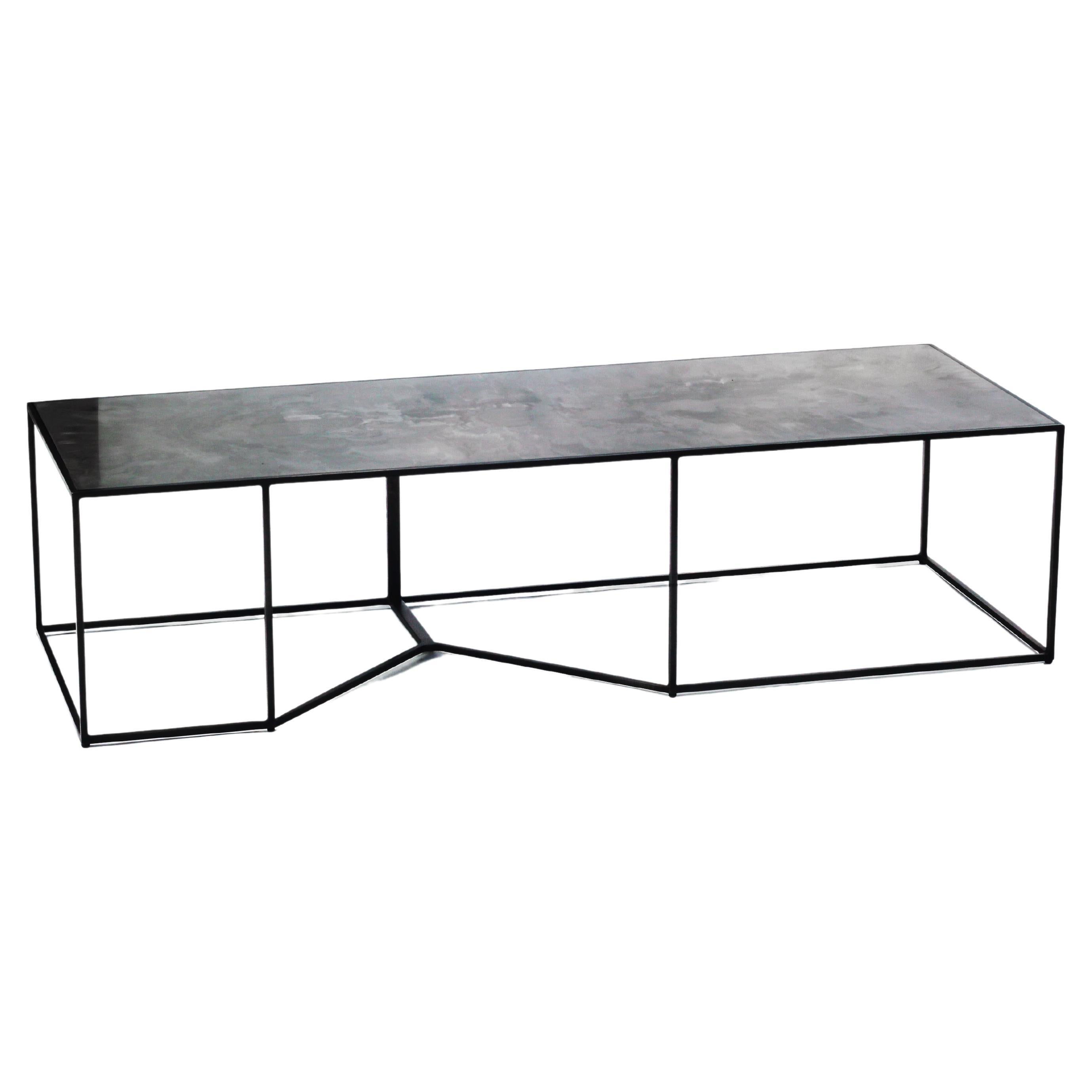 Floating Steel, Concrete Nesting Coffee Table, from Joshua Howe Design