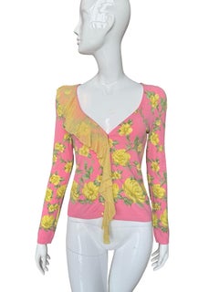 Y2K Blumarine Pink Cardigan
