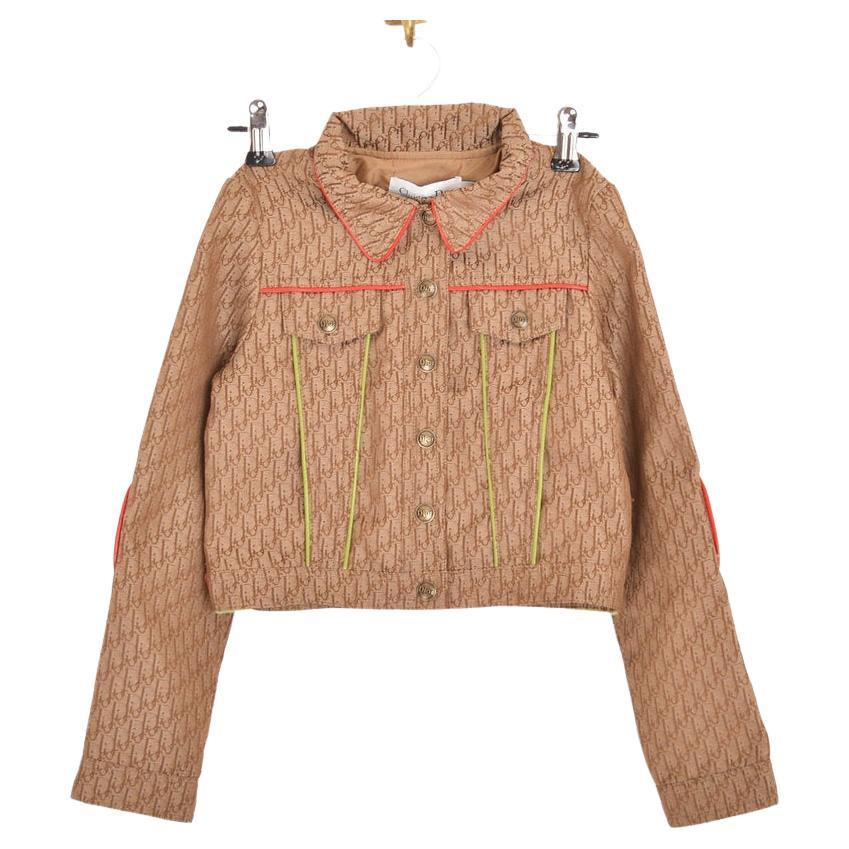 Veste Rasta à monogrammes Y2k Christian Dior Aw/2004 pour enfants, 8 ans