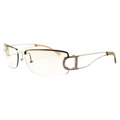 Y2K Christian Dior by John Galliano Strass D Sonnenbrille Diorly