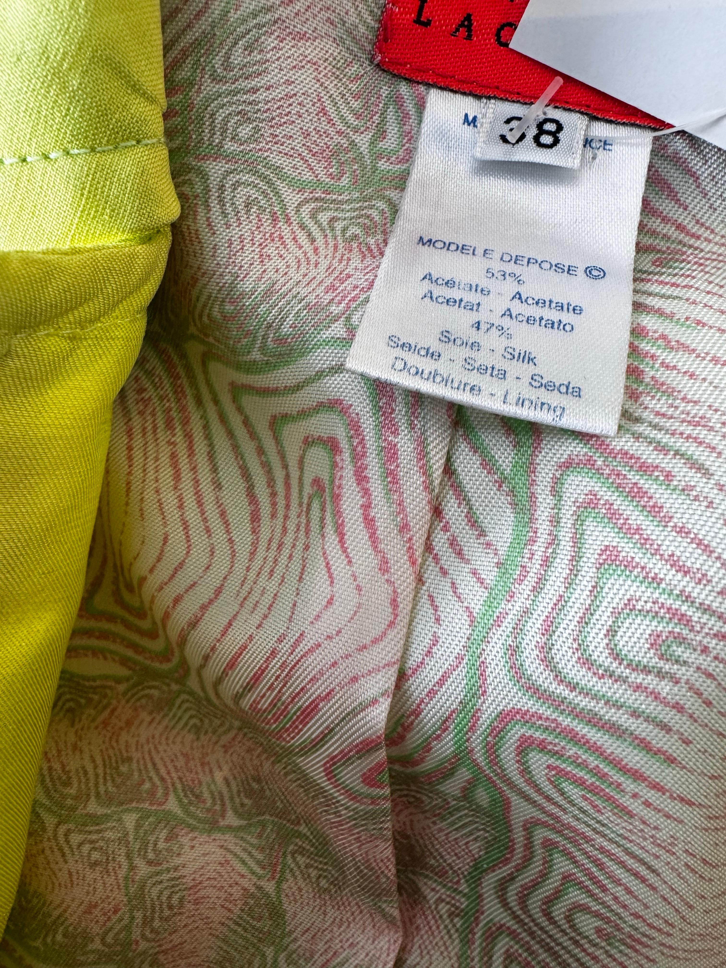 Y2K Christian Lacroix Bazaar Seidenjacke im Angebot 4