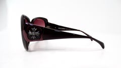 Y2K Chrome Hearts Oversized Chinnutz Black & Purple Tinted Lens Sunglasses
