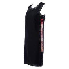 Y2K Comme des Garcons Vintage Black Avant Garde Patchwork Shift Dress