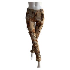 Y2K D&G Sand Camouflage Cargo Pants