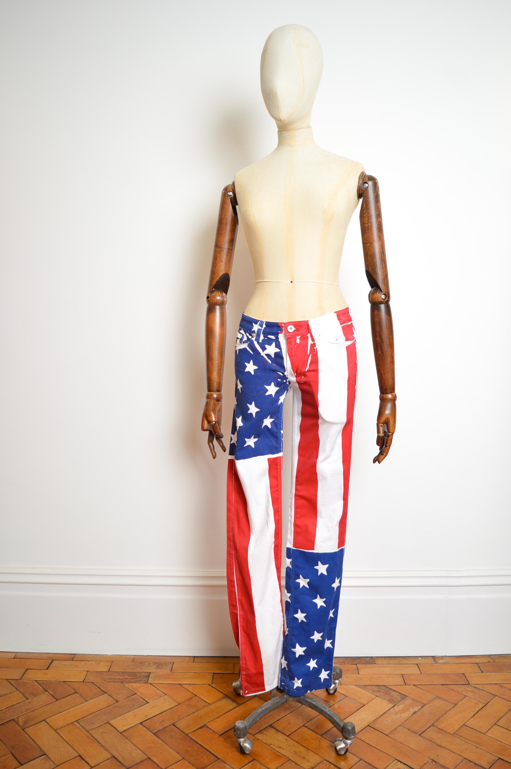 Y2k Dolce and Gabbana American Flag Stars and Striped Low Y2k Dolce and Gabbana American Flag Stars and Striped Low