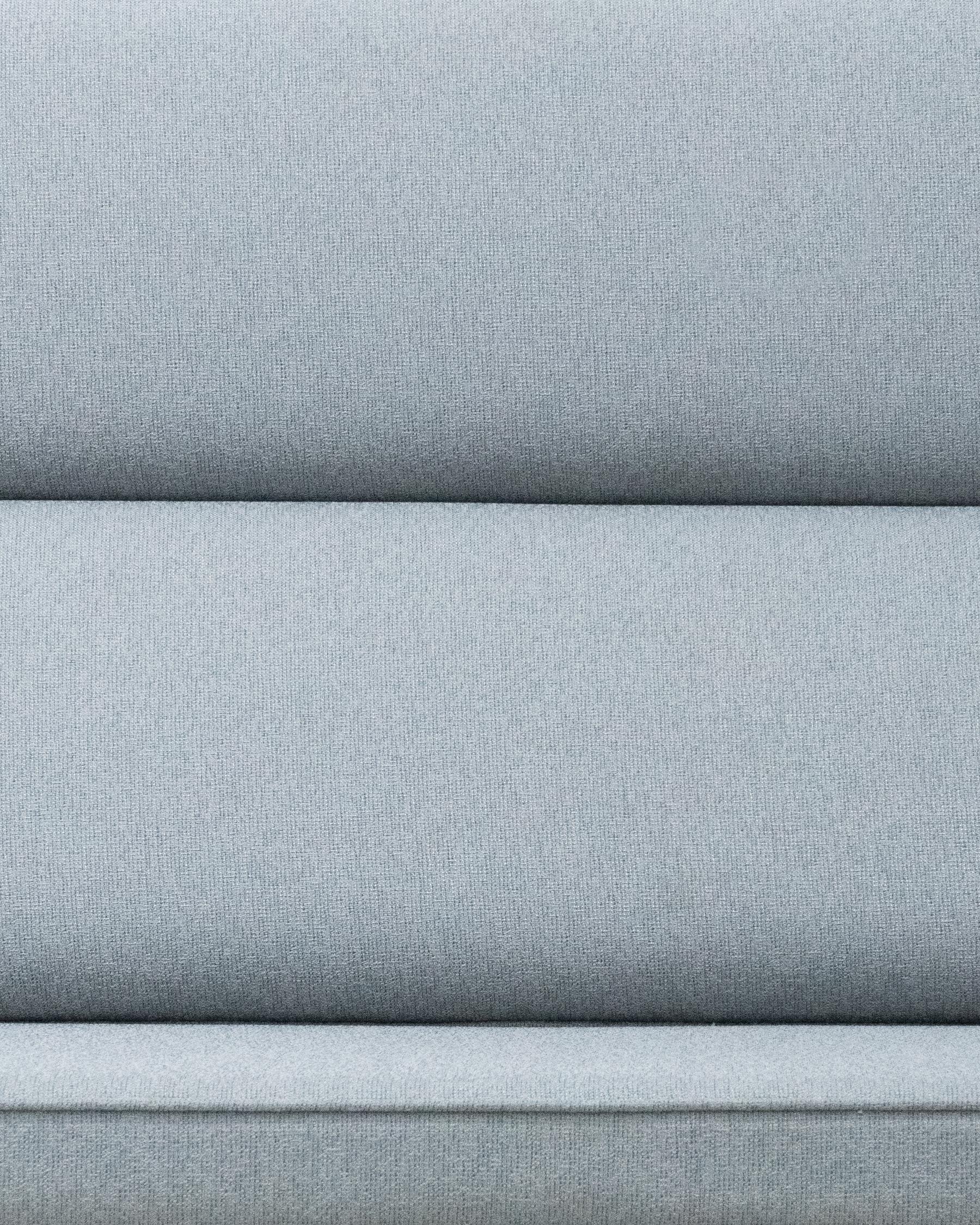 Chrome Y2K Eames Compact Couch by Herman Miller