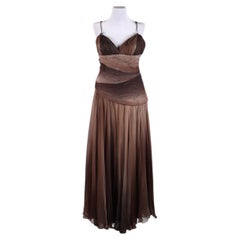 Y2K Escada silk evening dress, size 38, excellent condition (Slovenia)