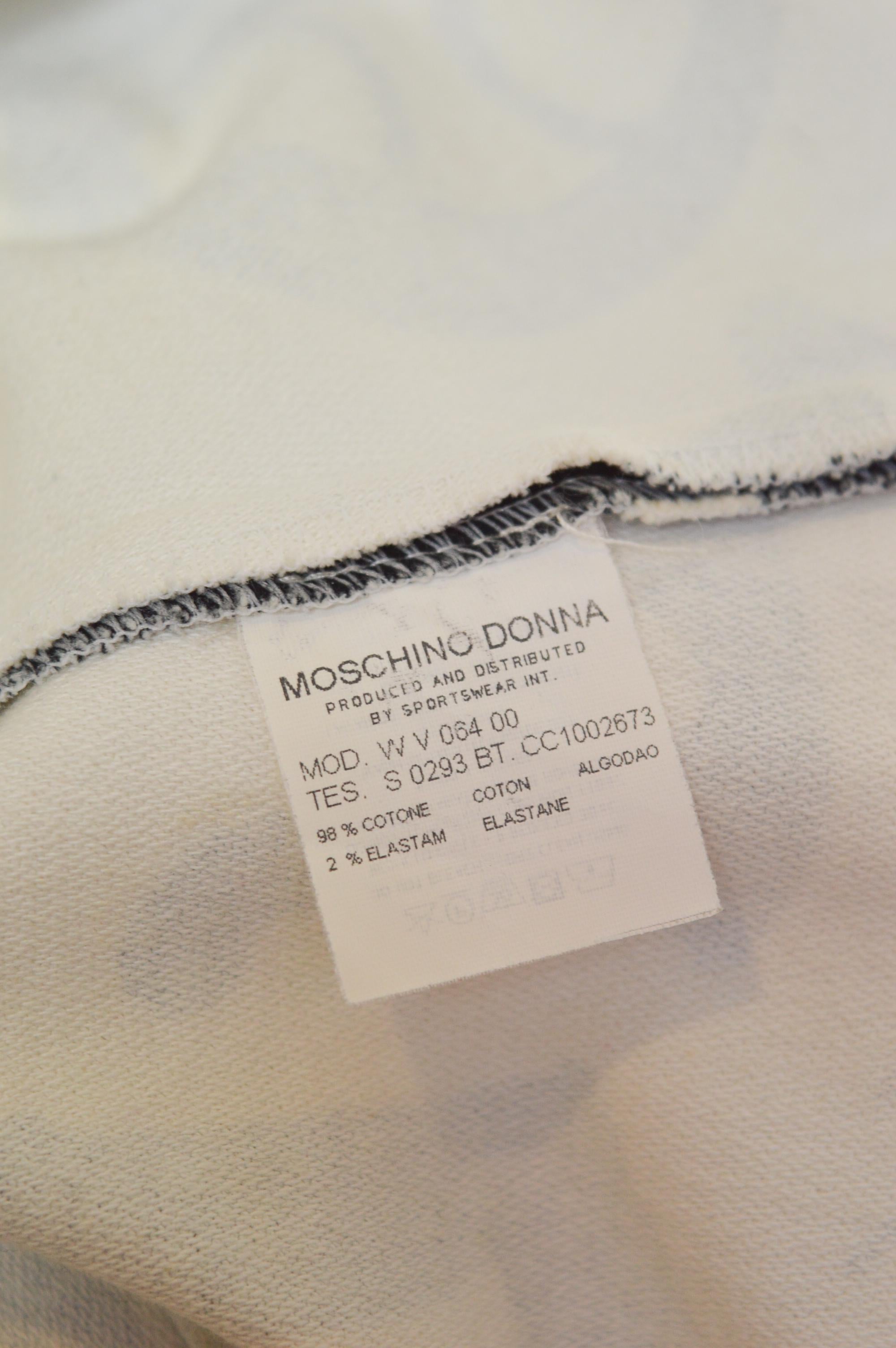 Y2K Gothic font MOSCHINO All over 2000s Rock N Roll Word print mini Shift Dress For Sale 6