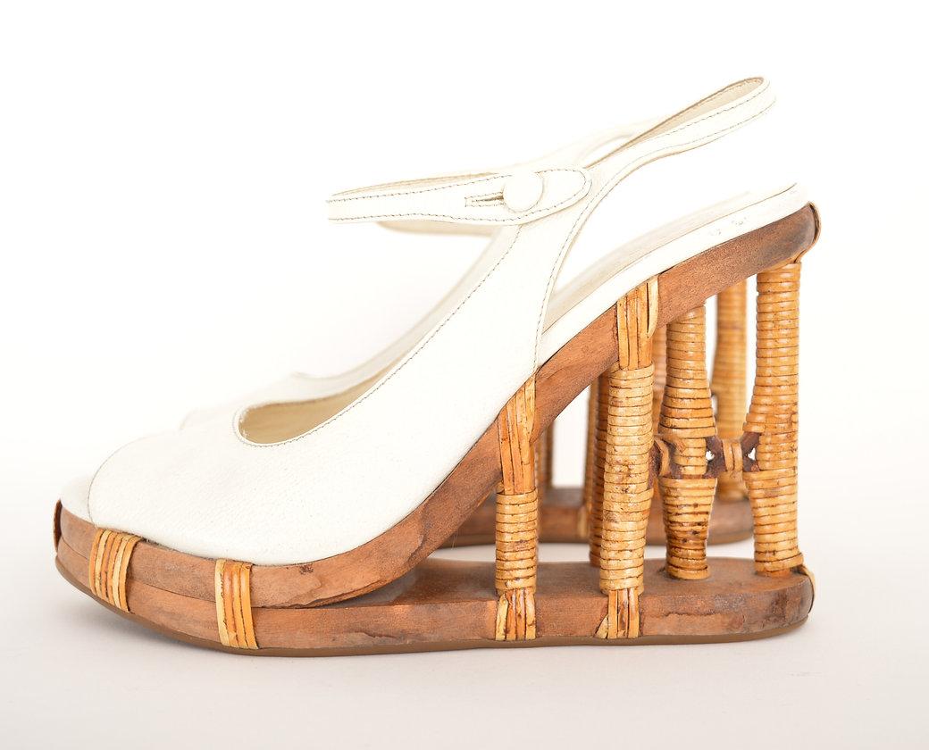 bamboo shoes wedges