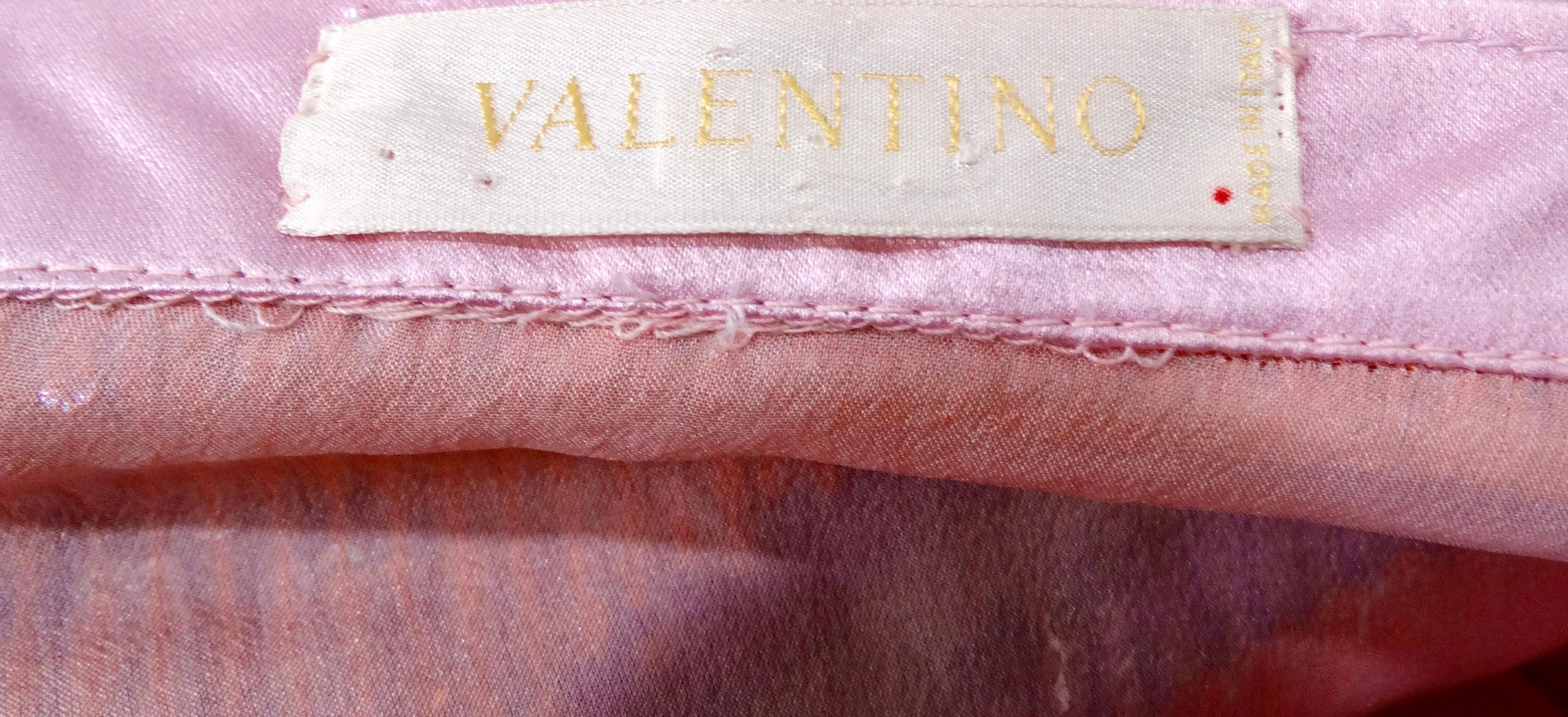 Valentino jupe à sequins abstraits multicolores Y2K en vente 4
