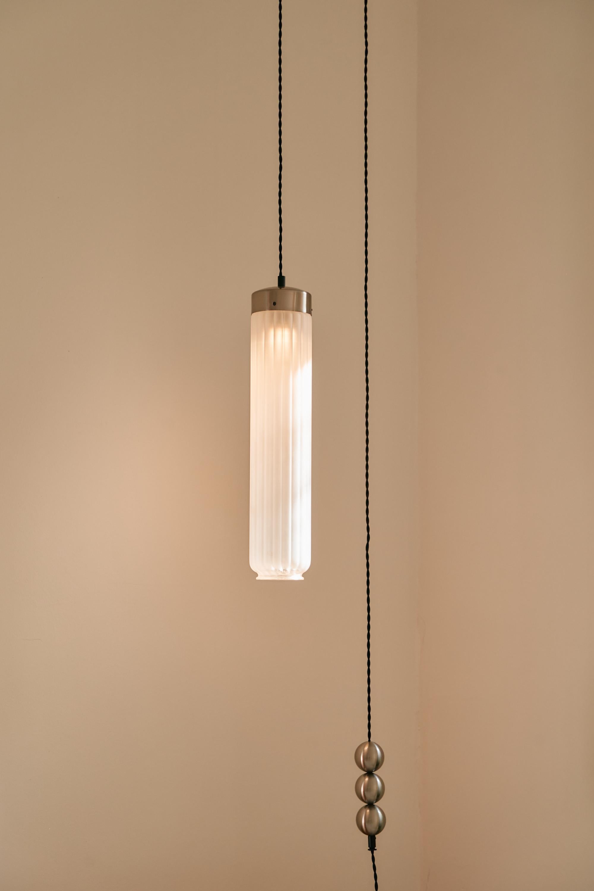 Y30 Semi Matt Black Ceiling To Floor Lamp by Clara Viladecans For Sale 3