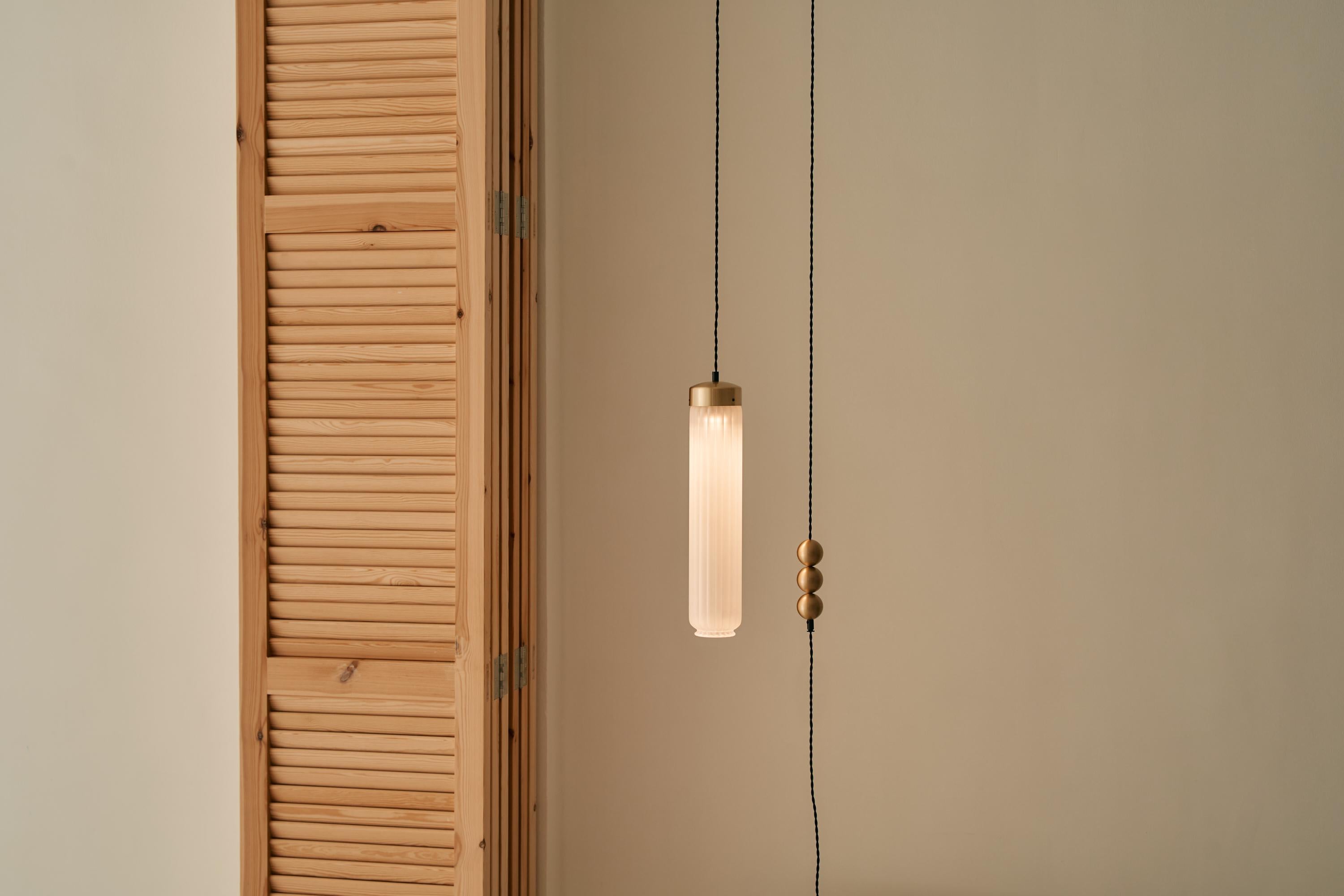 Other Y30 Semi Matt Black Ceiling To Floor Lamp by Clara Viladecans For Sale