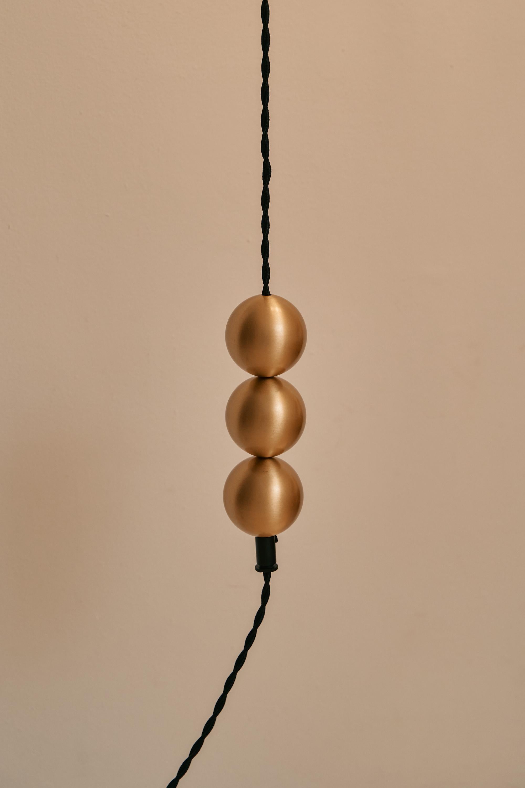 Y30 Semi Matt Black Ceiling To Floor Lamp by Clara Viladecans For Sale 1