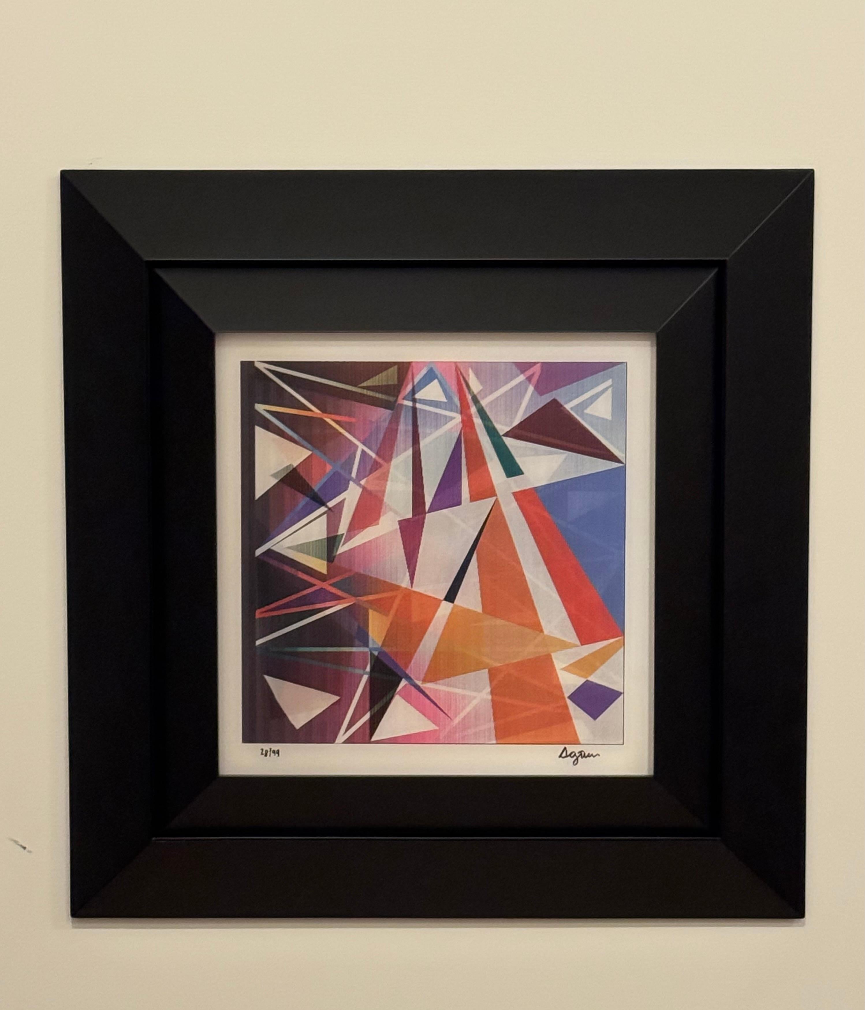 Le maître israélien de l'art cinétique Yaacov Agam (1928-) a baptisé cette magnifique pièce 