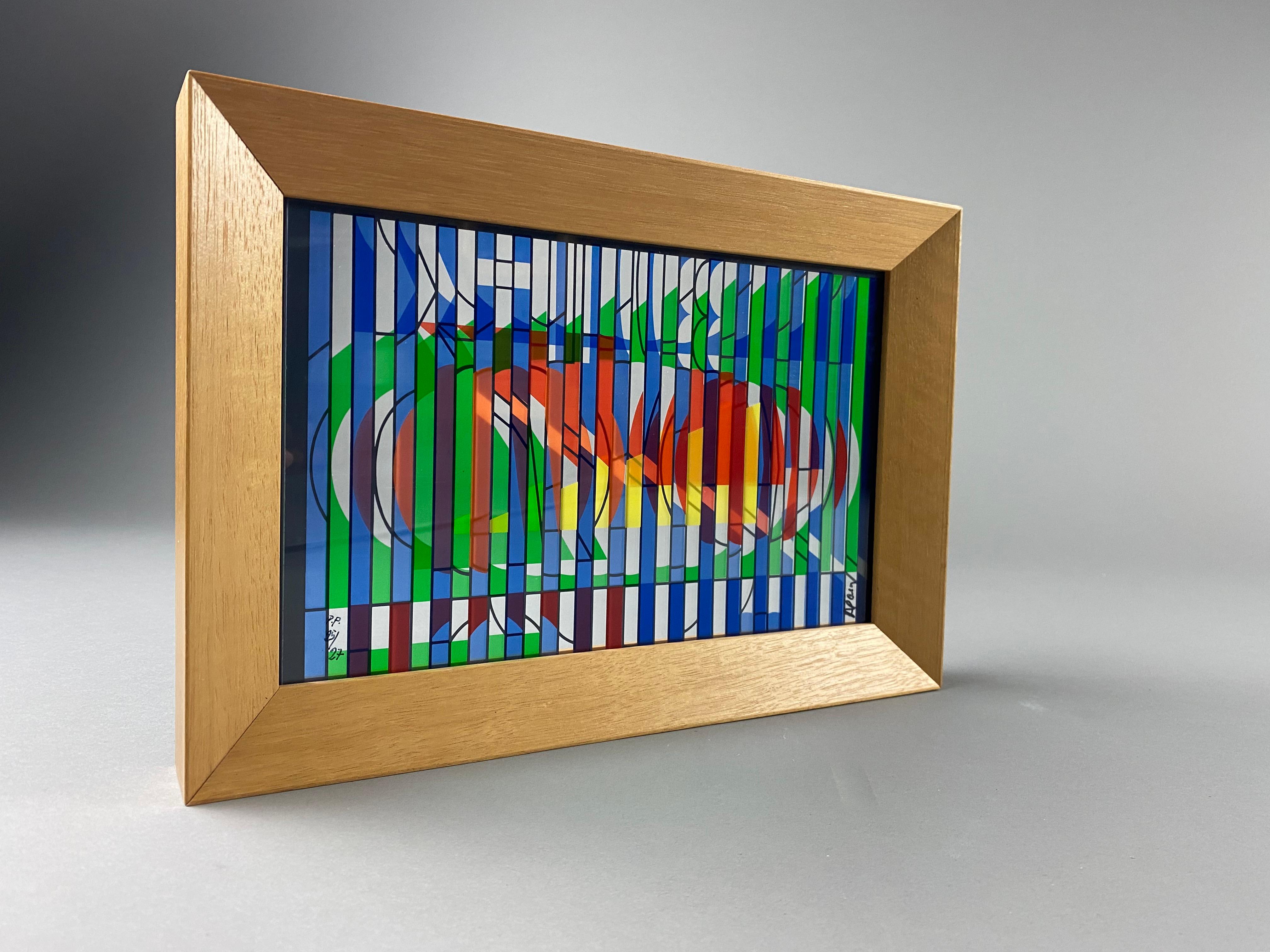 Acrylic Yaacov Agam Art For Sale