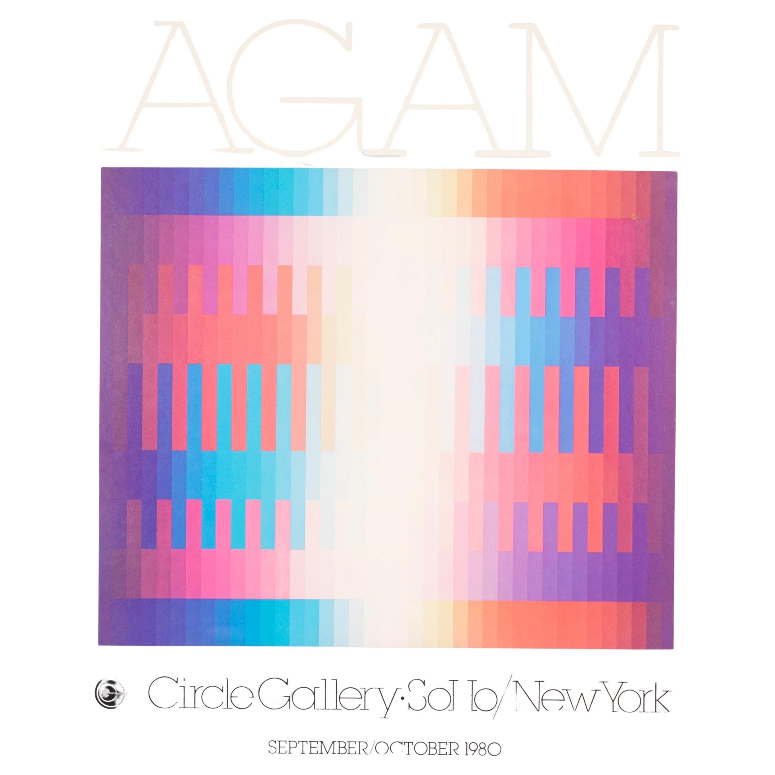 Yaacov Agam Circle Gallery SoHo Affiche d
exposition 1980 Affiche d
exposition