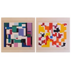 Yaacov Agam Geometric Screen Prints 