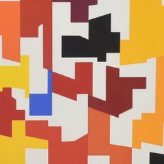 Yaacov Agam Geometric Silkscreen Woman