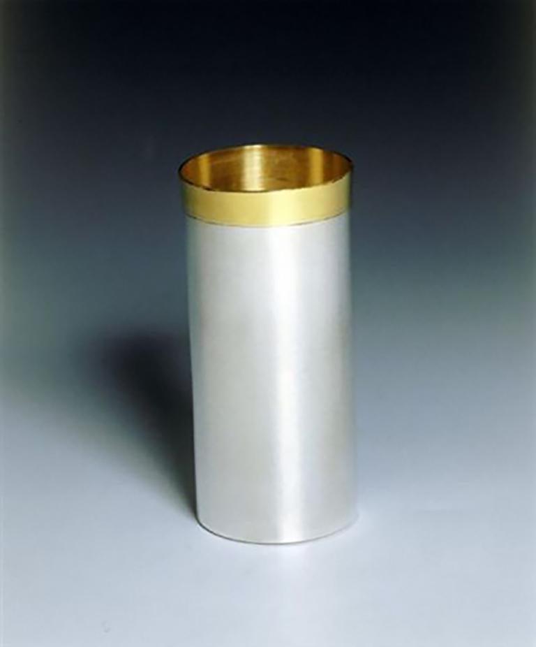 Agam Kiddush Cup - Abstract Geometric Mixed Media Art by Yaacov Agam