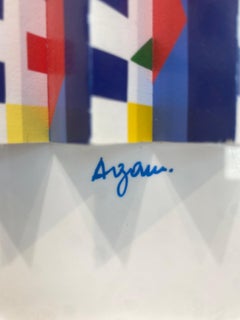 Colorful Kinetic geometric beautiful work for wall by Agam