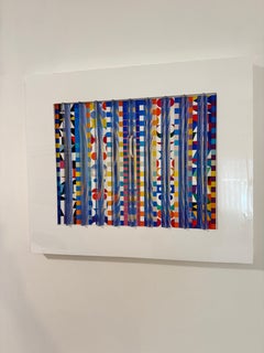 Moon Noon Prismograph Kinetic Art, Signed, 180/180, Geometric Abstract