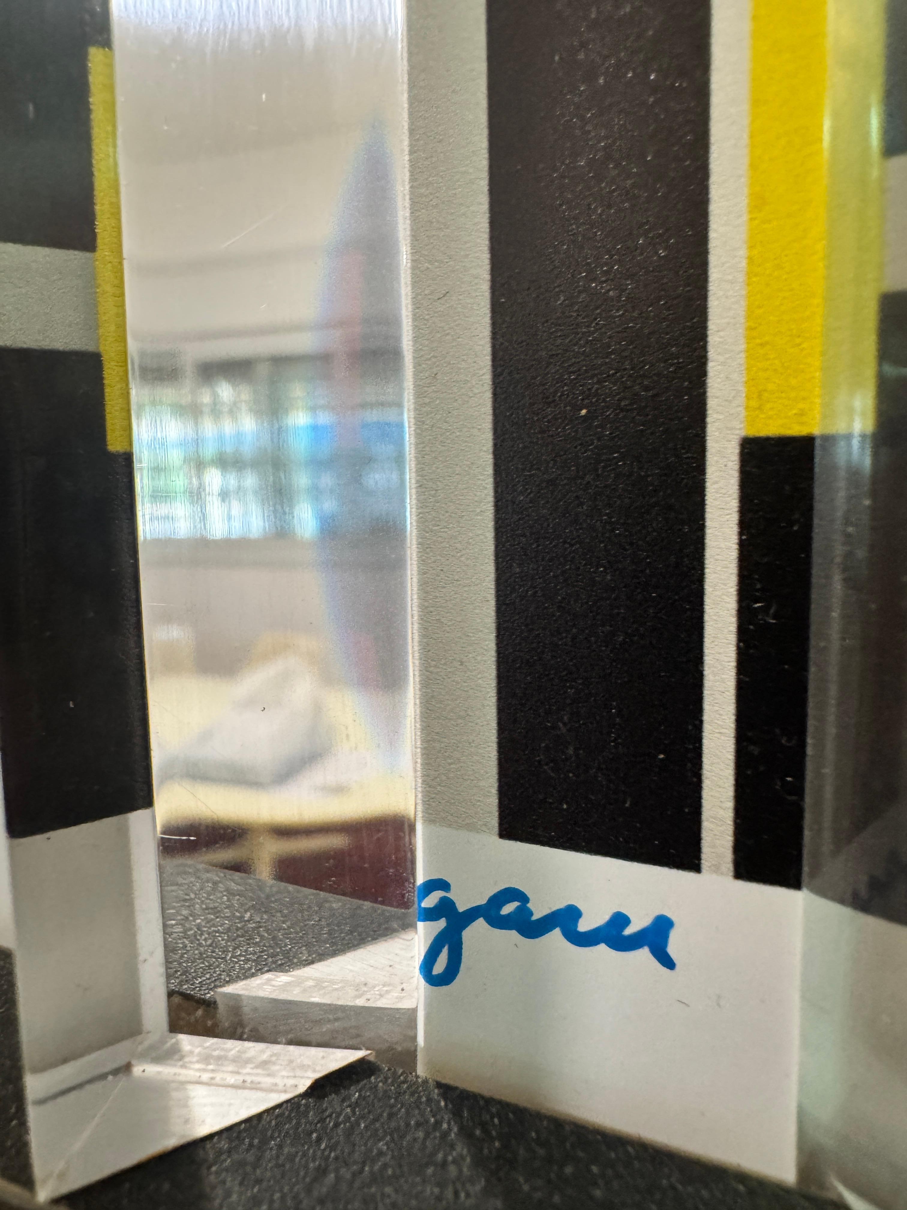 Night Lights - kinetic art, geometric abstract For Sale 1