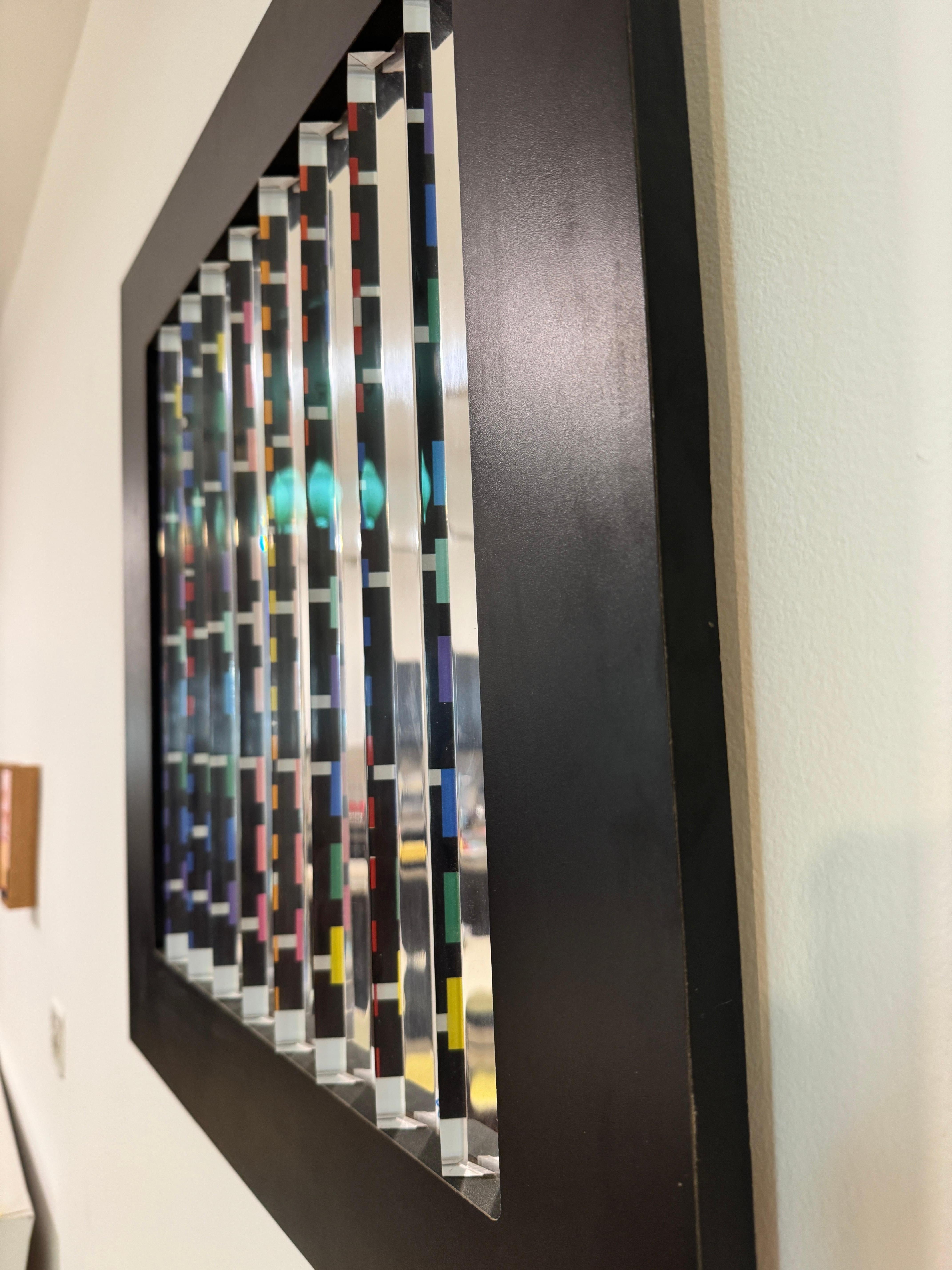 Night Lights - kinetic art, geometric abstract For Sale 2