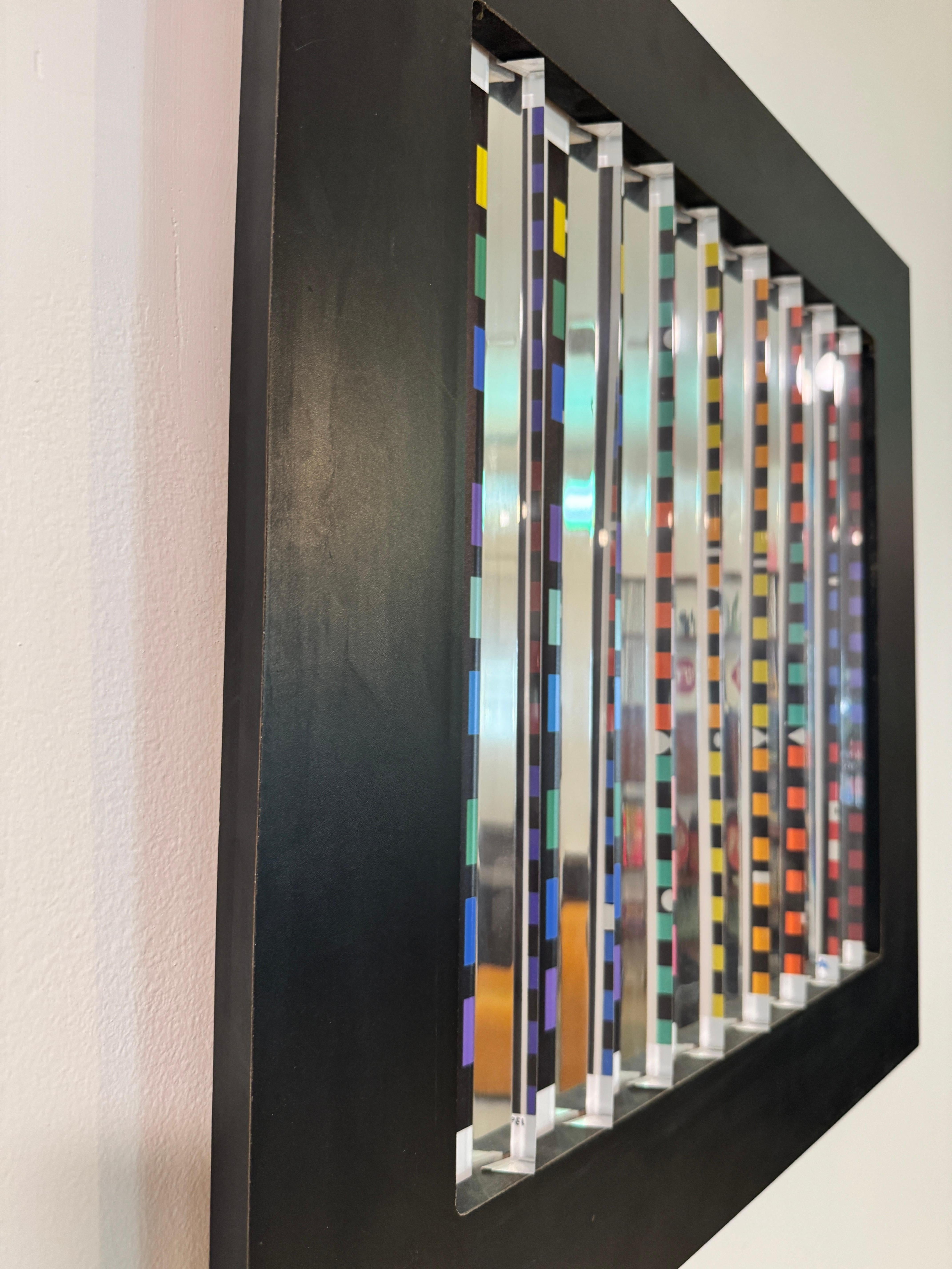 Night Lights - kinetic art, geometric abstract For Sale 3