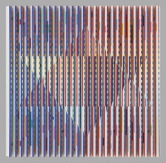 YACOOV AGAM Handsigniert "Stern von David", Farblithographie, 1986