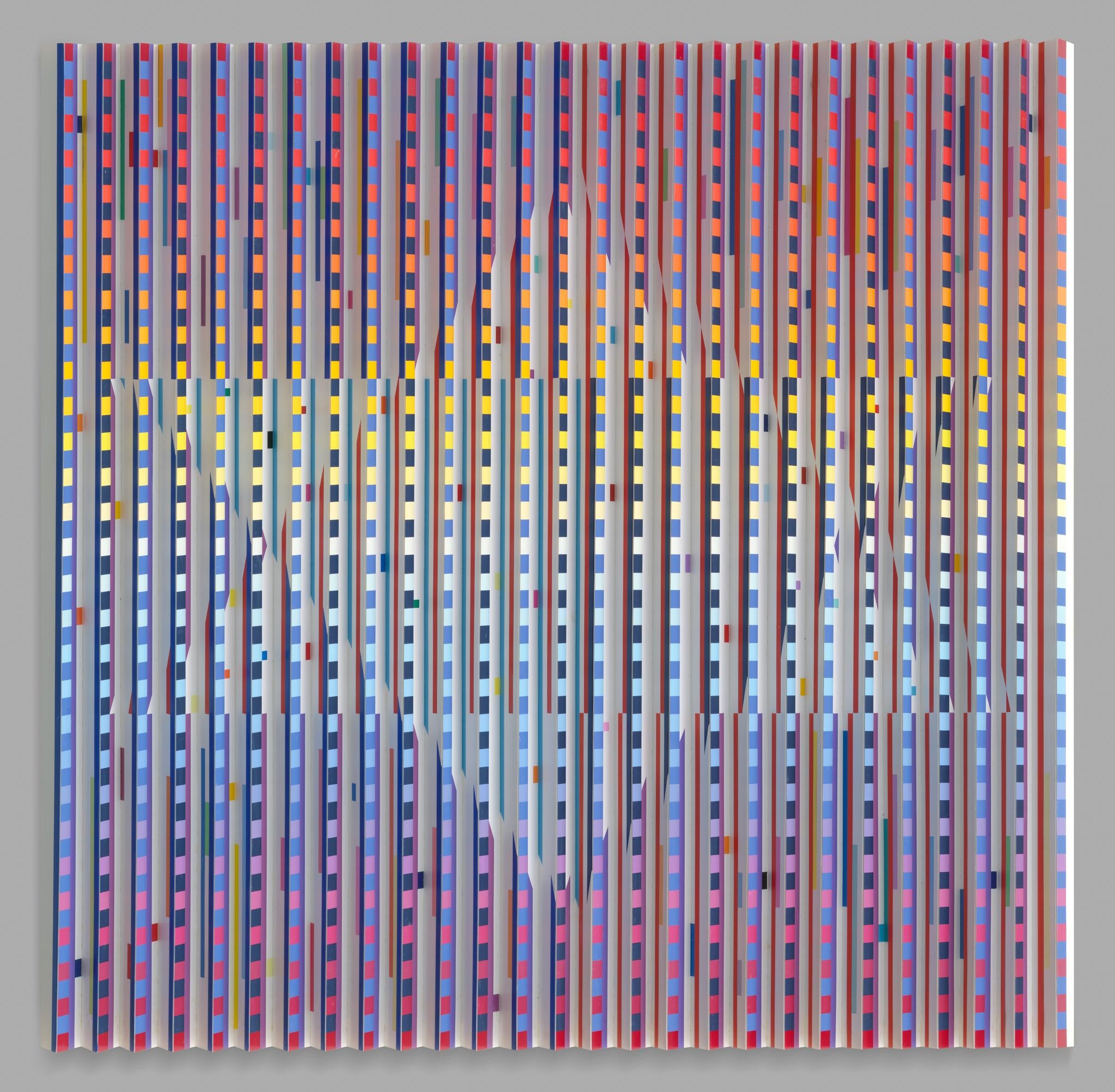 YACOOV AGAM Hand Signed "Star of David“, Color Lithograph, 1986 – Mixed Media Art von Yaacov Agam