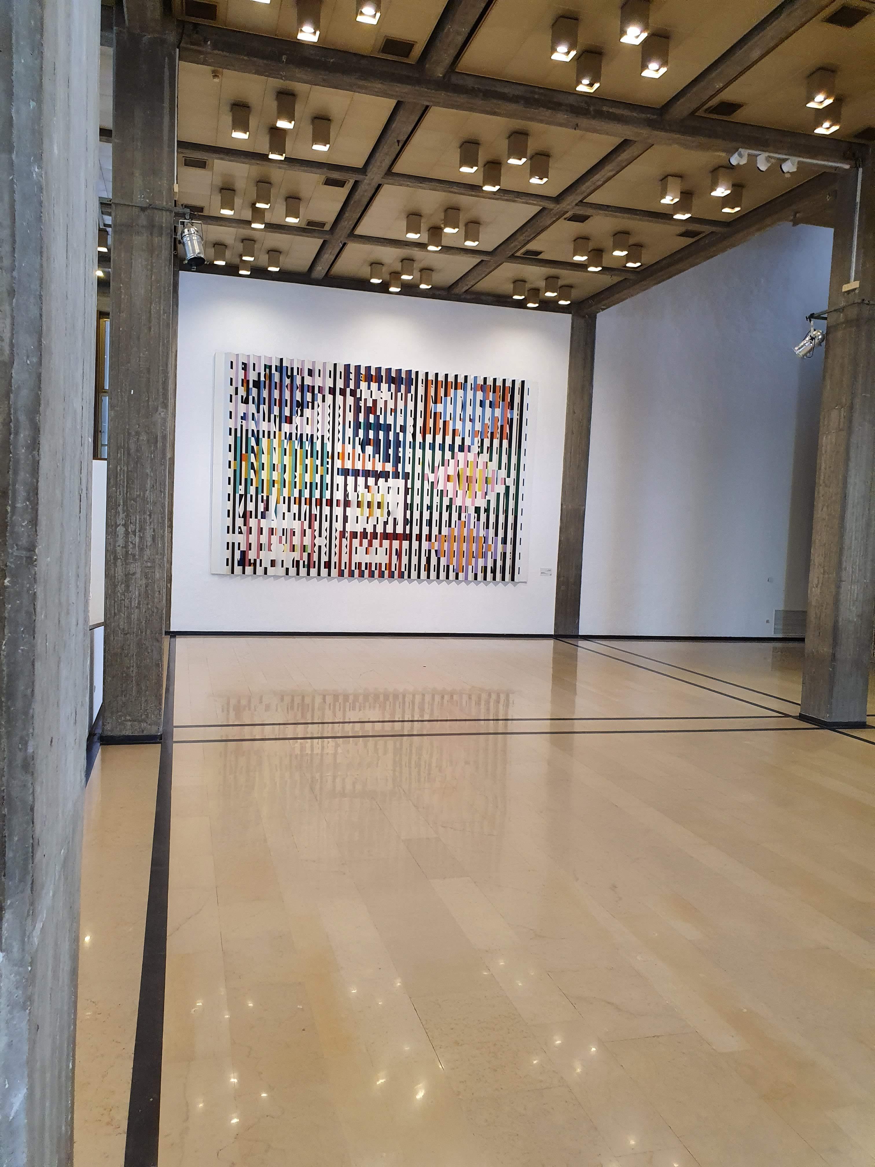 Yaacov Agam, Pace of Time, œuvre originale, aquarelle sur papier, 1972, mini-modèle 7