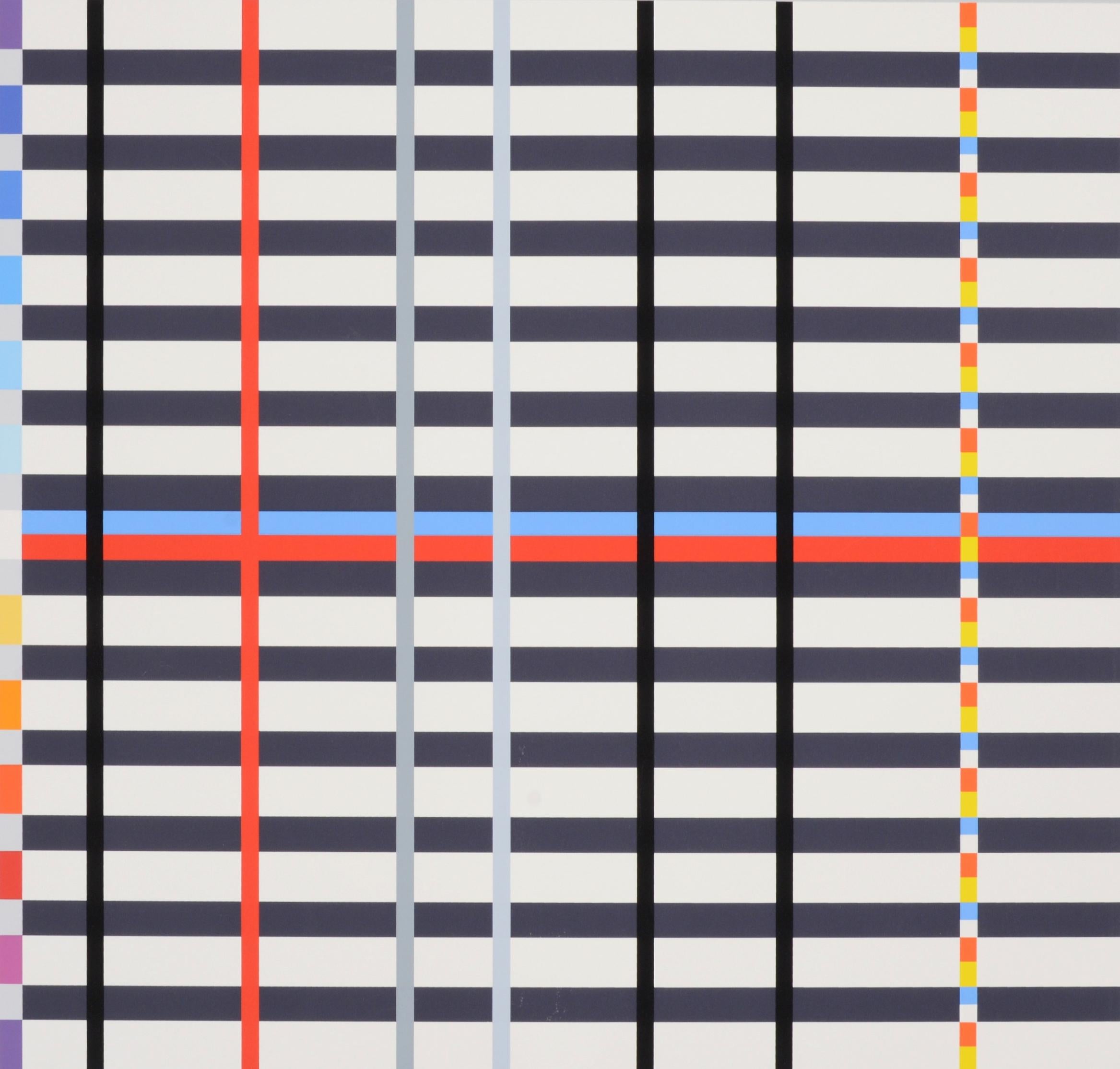 2 Yaacov Agam HOMMAGE du MONDRIAN Screenprints For Sale 10