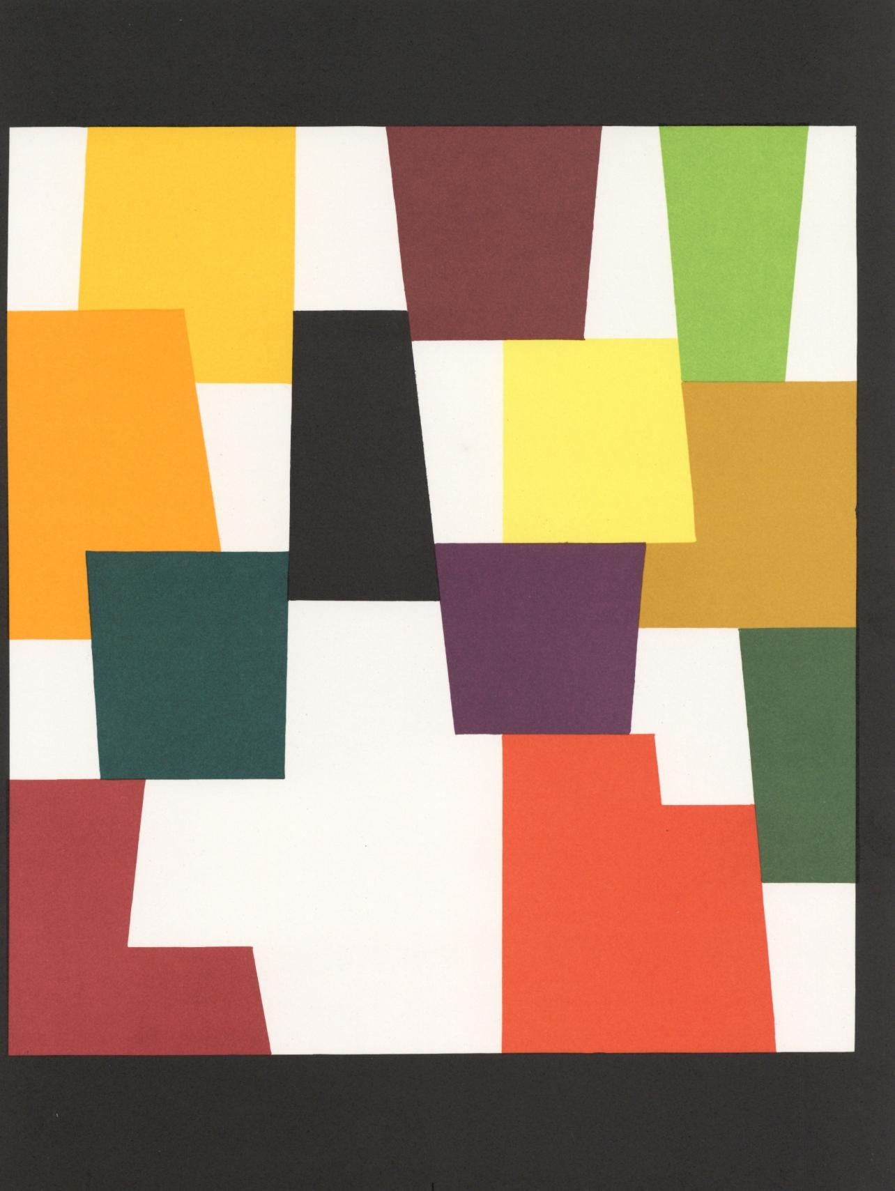 Yaacov Agam Abstract Print - Agam, Composition, XXe Siècle (after)