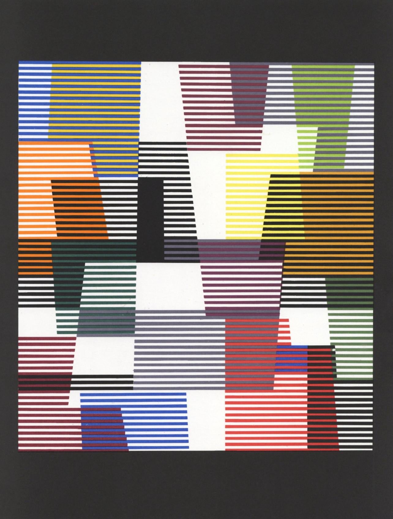 Figurative Print Yaacov Agam - Agam, Composition, XXe Siècle (après)