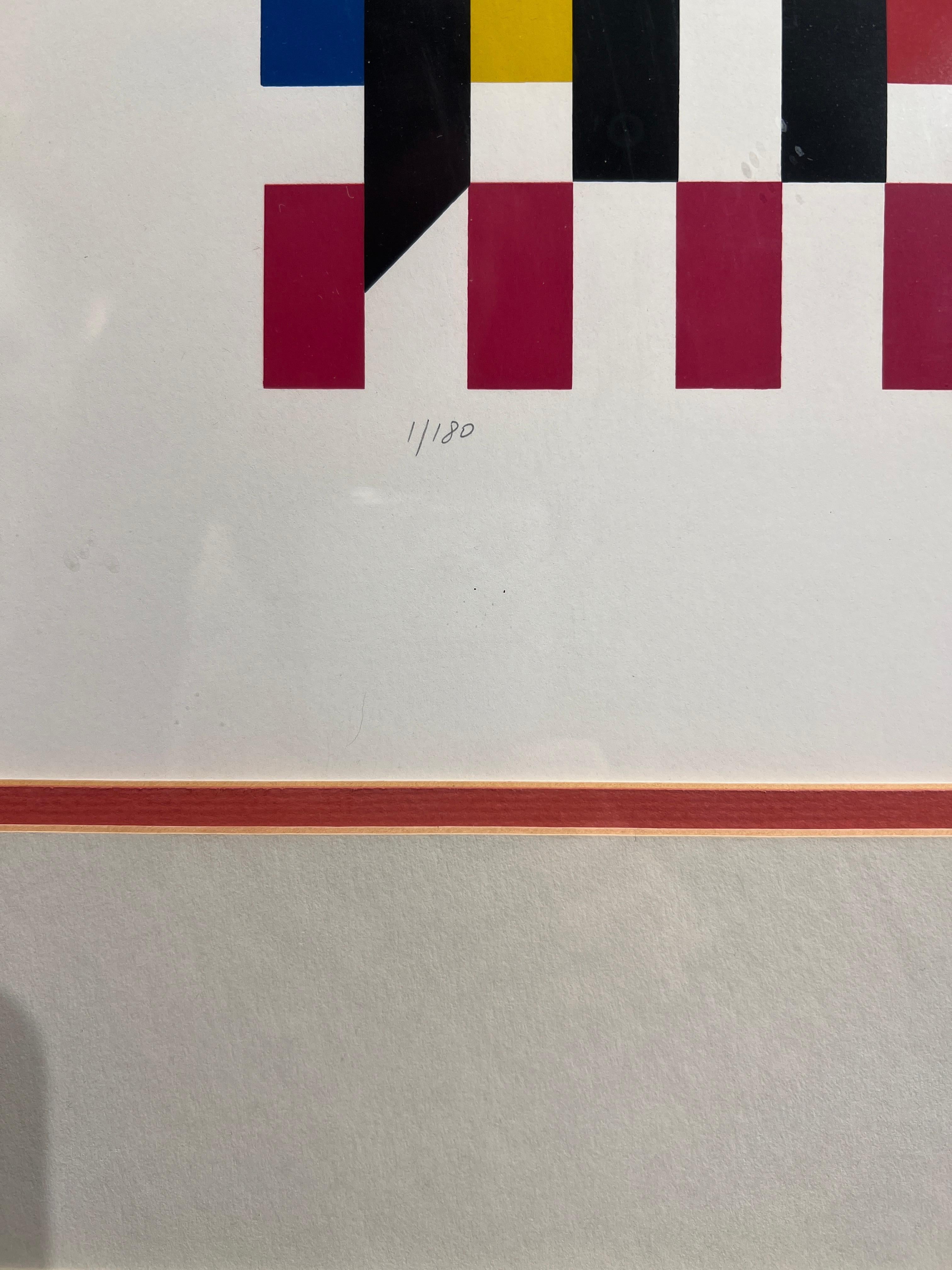 Arrows (Untitled) - Abstract Print by Yaacov Agam
