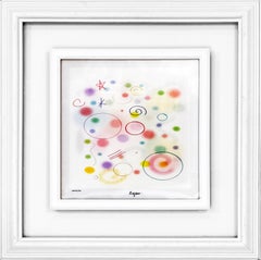 Bubbles (rare framed, signed agamograph - 4D lenticular)