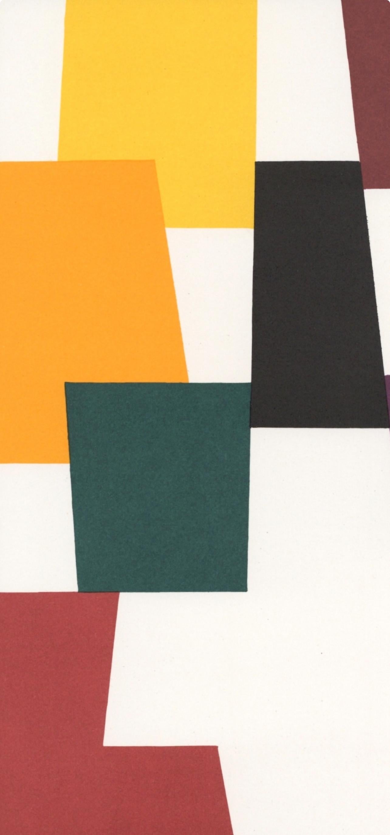 Composition, Société internationale d'art XXe siècle - Print by Yaacov Agam