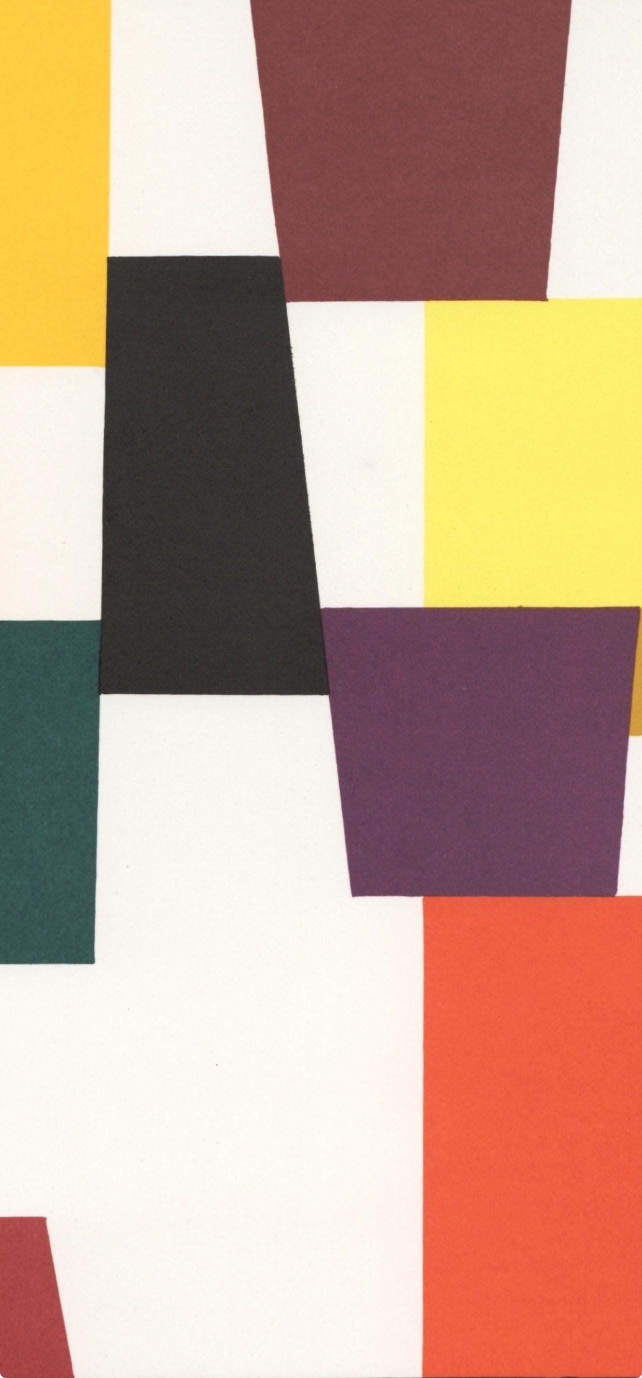 Composition, Société internationale d'art XXe siècle - Op Art Print by Yaacov Agam