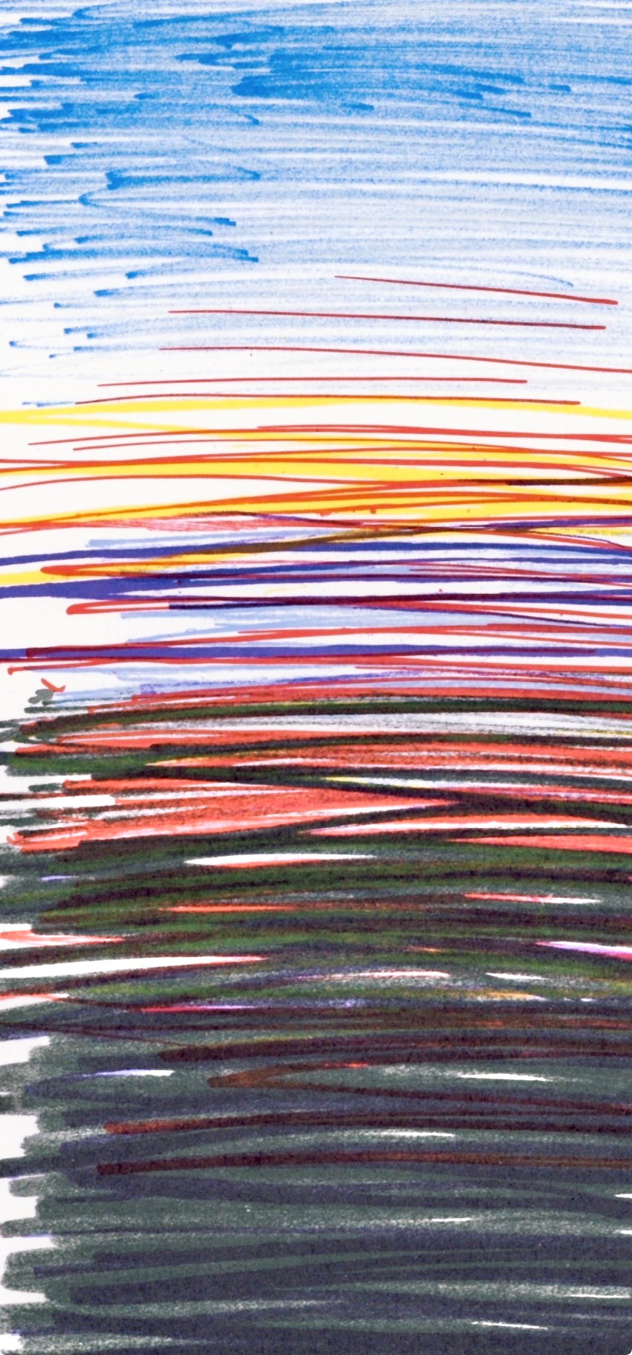 Composition, Société internationale d'art XXe siècle - Op Art Print by Yaacov Agam