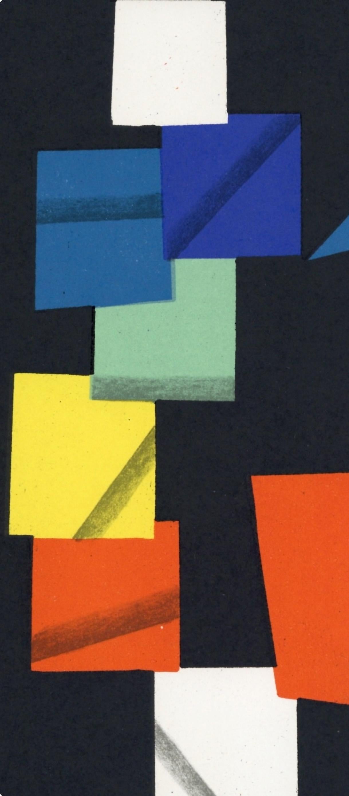 Composition, Société internationale d'art XXe siècle - Op Art Print by Yaacov Agam