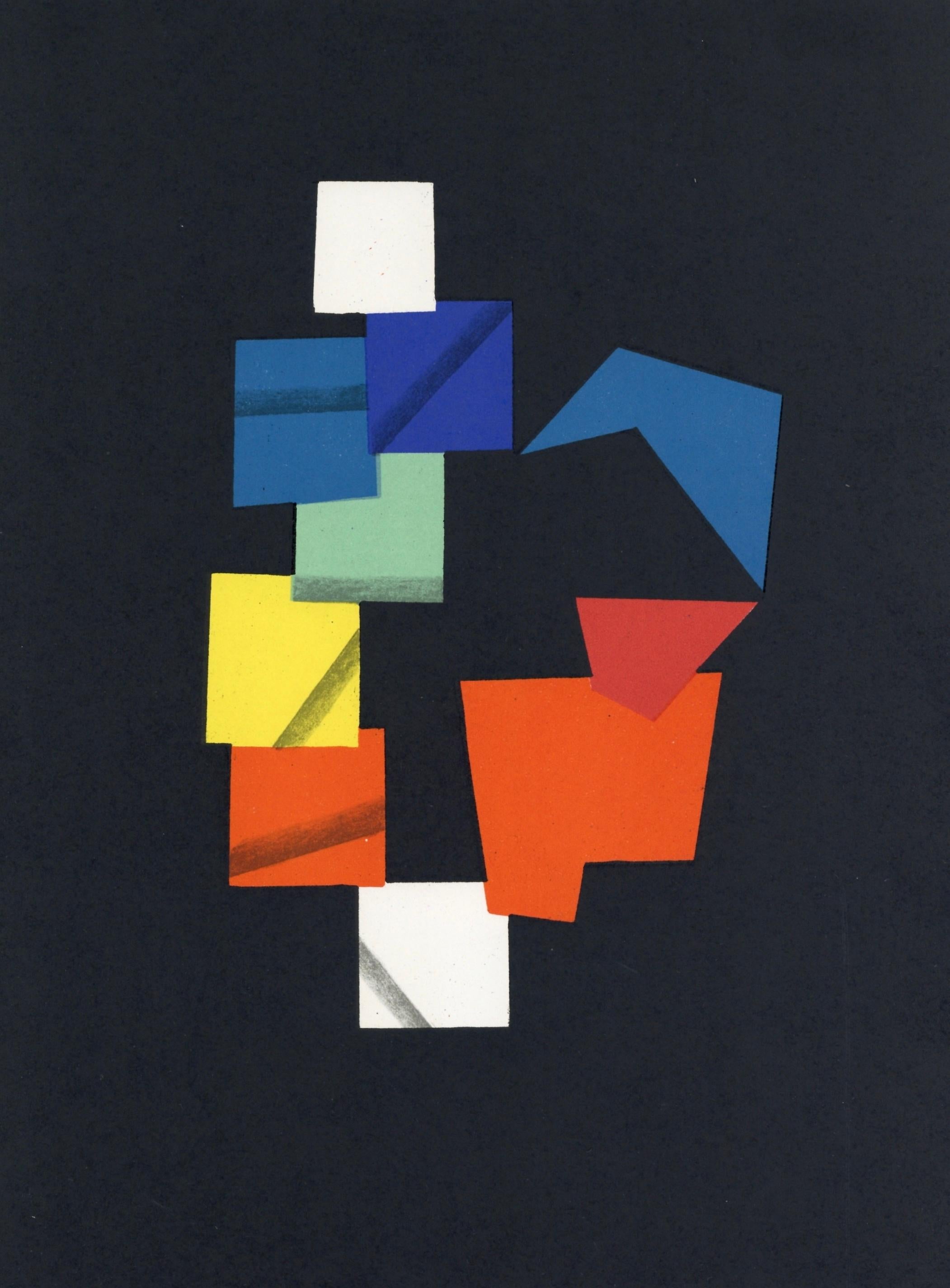 Yaacov Agam Landscape Print - Composition, Société internationale d'art XXe siècle