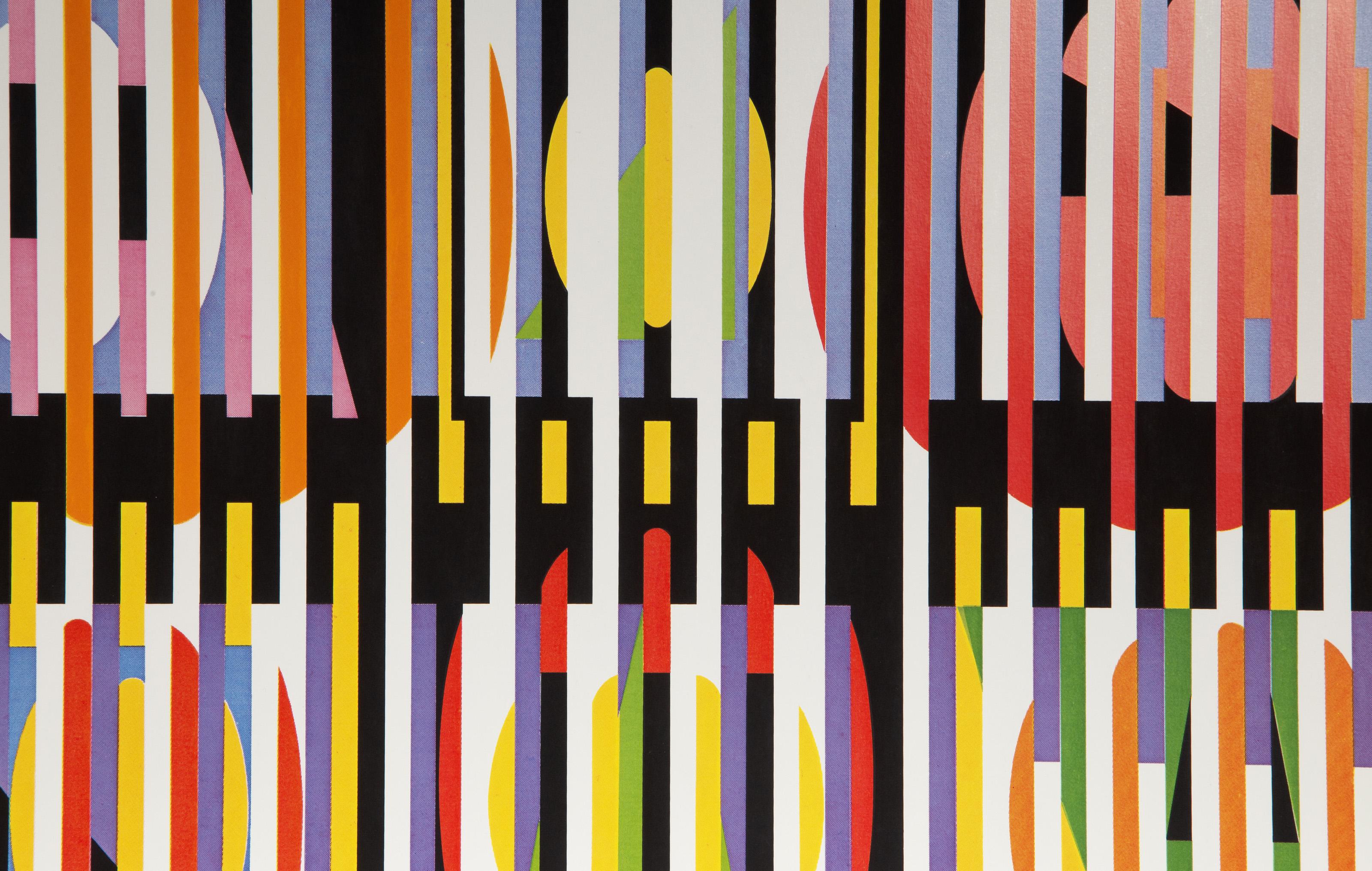 Judith L. Posner and Association , Abstract Geometric Screenprint by Yaacov Agam For Sale 1