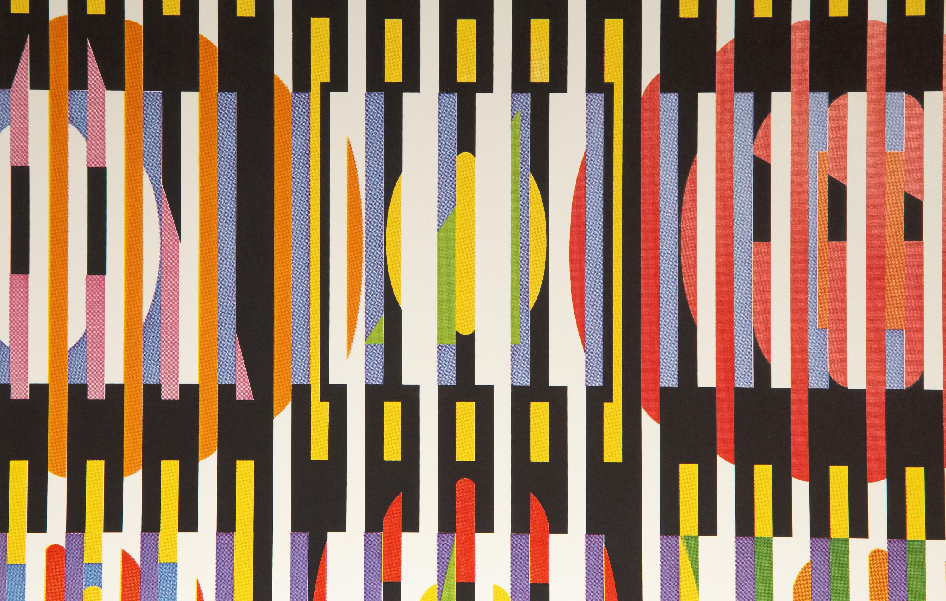 Judith L. Posner and Association , Abstract Geometric Screenprint by Yaacov Agam For Sale 1