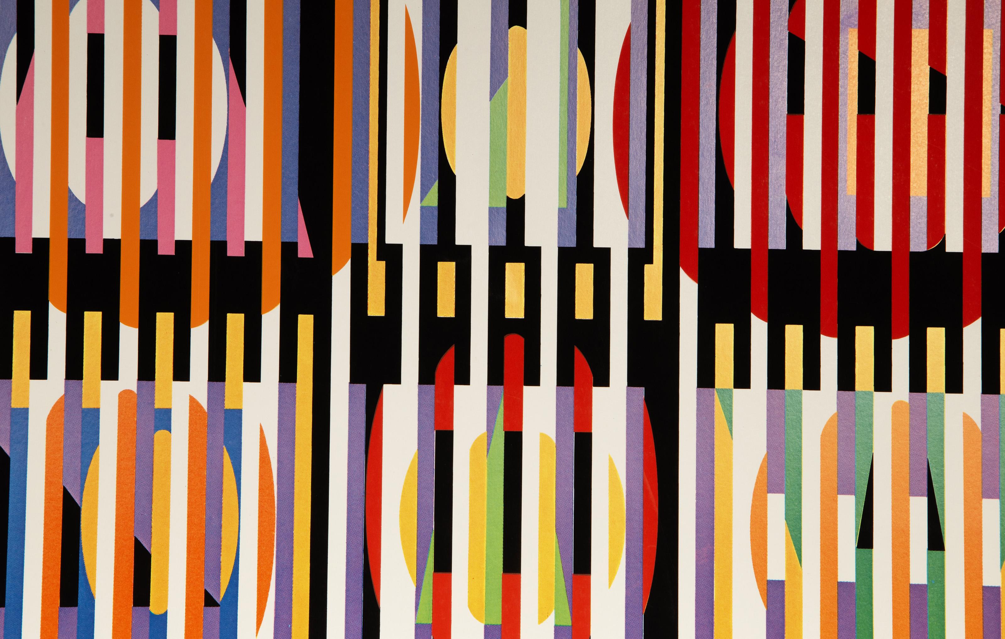 Judith L. Posner and Association , Abstract Geometric Screenprint by Yaacov Agam For Sale 1