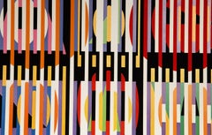 Judith L. Posner and Association, Abstract Geometric Screenprint by Yaacov Agam