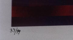 Nine Squares, Abstract Geometric Op Art Agamograph by Yaacov Agam