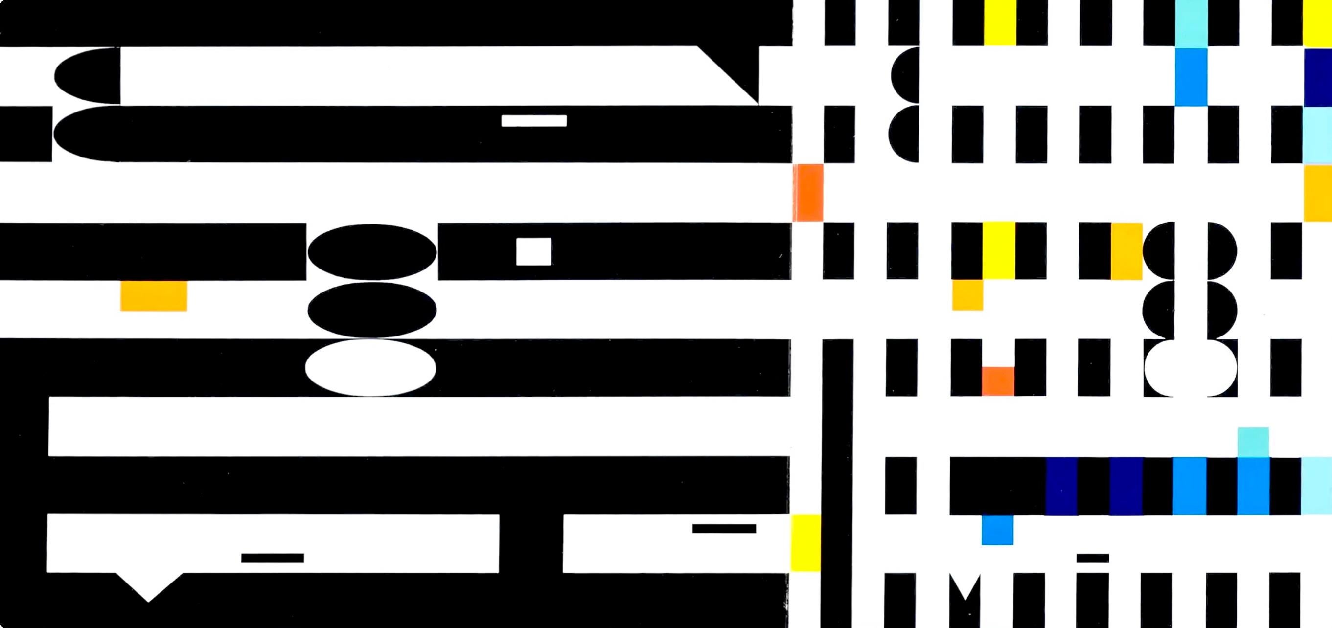 Progression, Société internationale d'art XXe siècle - Abstract Print Negro de Yaacov Agam
