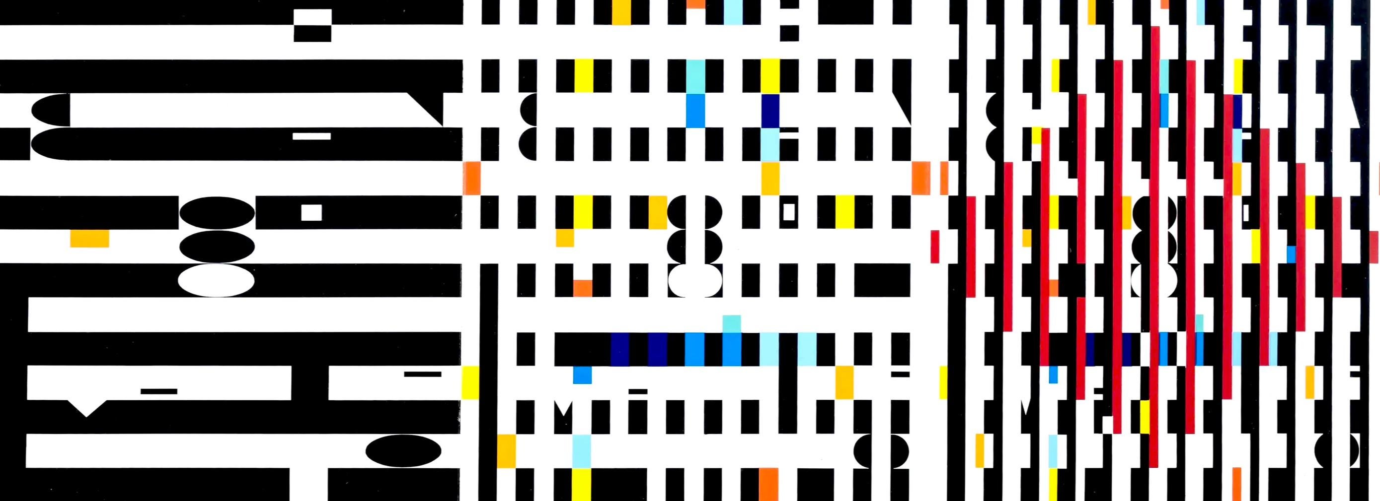 Abstract Print de Yaacov Agam - Progression, Société internationale d'art XXe siècle