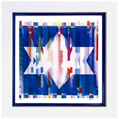 Star Of Hope (rare framed, signed agamograph - 3D lenticular)